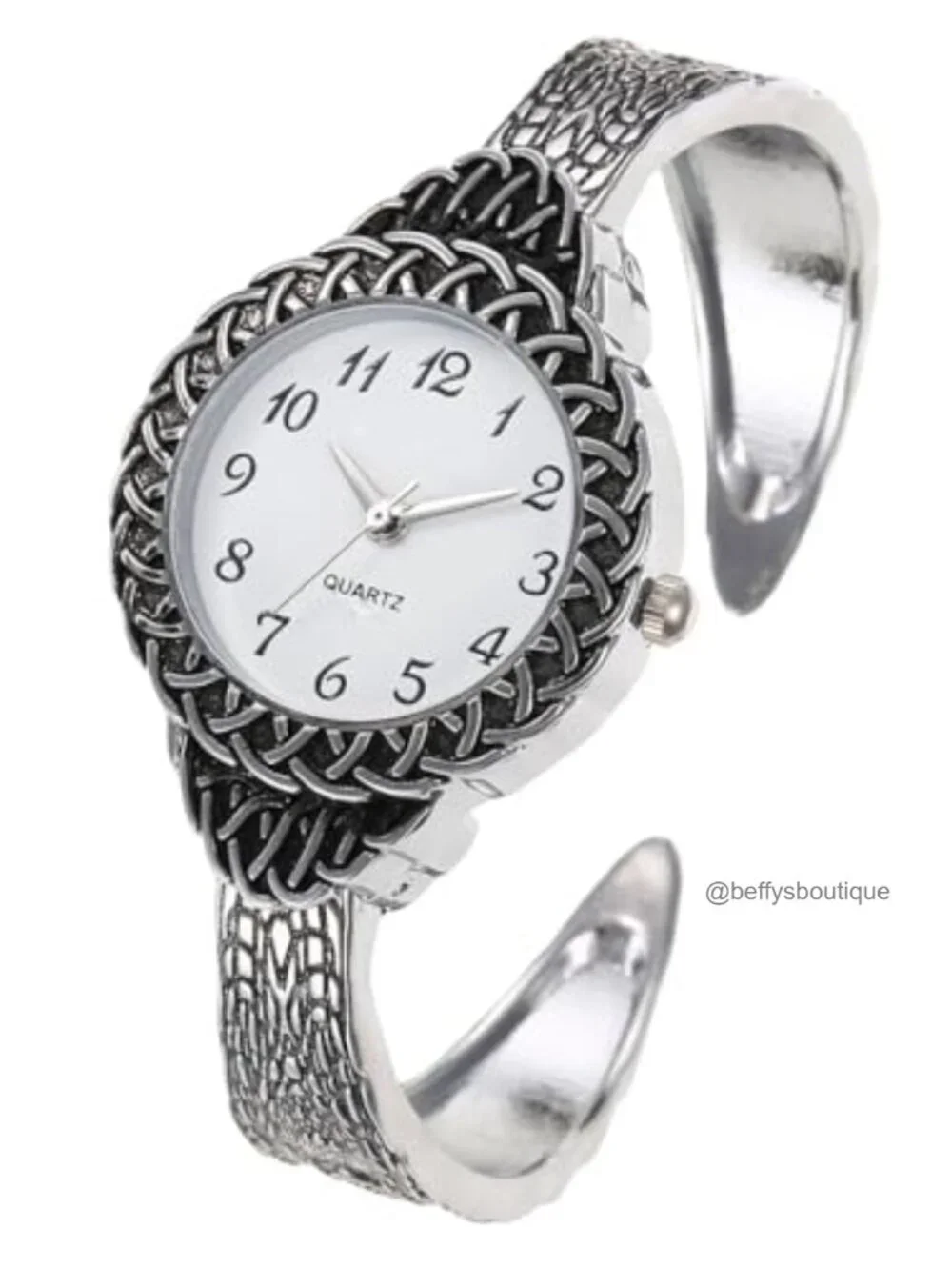 Vintage Women's Quartz Wrist Watch, Stainless Steel Bracelet, Easy Read